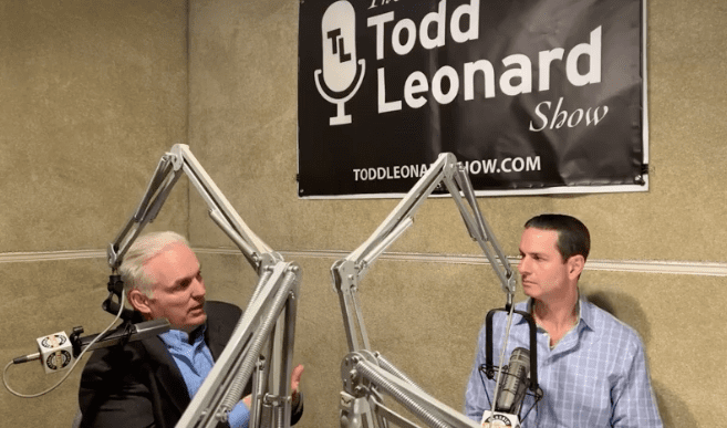 Jack Crilly interviewing with Todd Leonard Radio Show